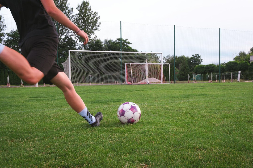 football team training session