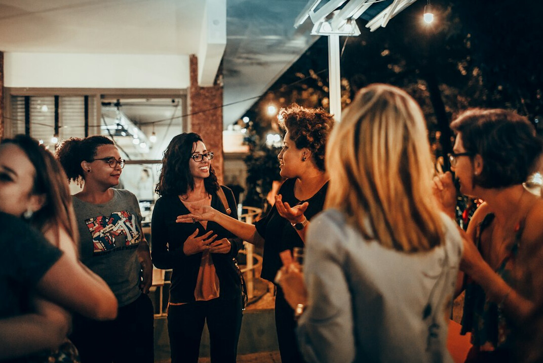 party guests arguing