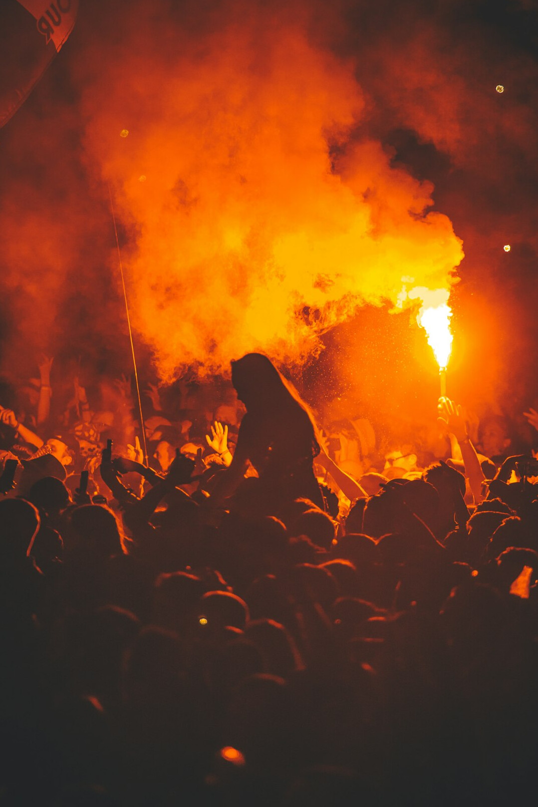 influencer at wild party